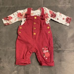 Koalababy Burgundy Overalls